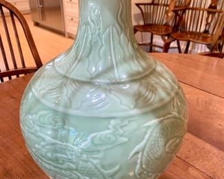 Celadon vase