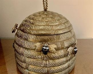 Mottahedeh Brass Beehive Box