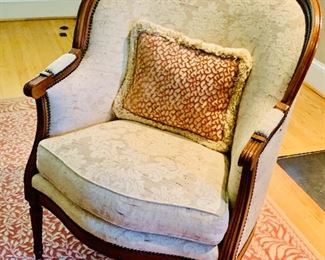Baker upholstered armchair - 2 available