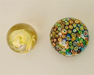 Glass paperweights