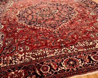 Hand woven Heriz rug
