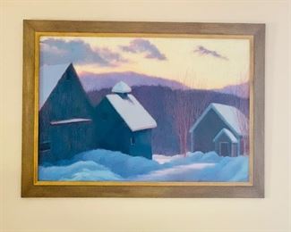 Original framed pastel by Robin Nuse