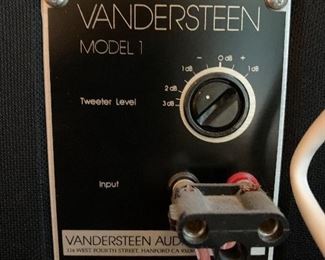 Vintage Vandersteen Model 1 floor speakers