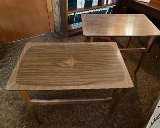 Pair of mid century end tables
