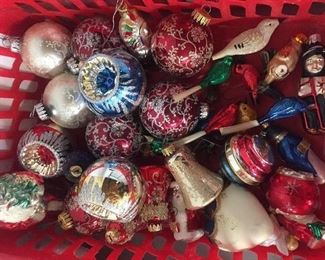 Vintage ornaments. 