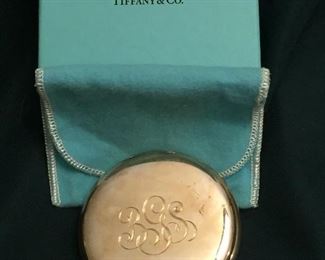 Tiffany & Co.  sterling compact.