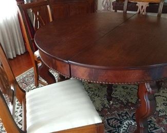 5 sides,1 Master chair ( Lyre back)