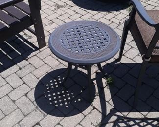 Matching round side table