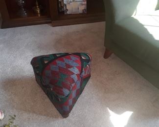 Real nice triangle ottoman
Grandin Road