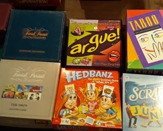 Trivial pursuit and other board games