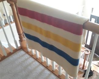 Golden Dawn wool blanket, think Hudson Bay