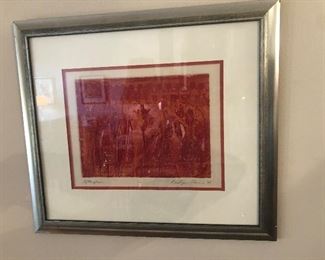 Pencil signed and numbered lithograph; Rosalyn Stern