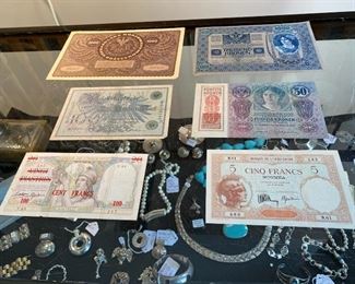 Foreign paper currency
