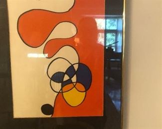 Calder mid century lithograph