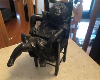 Bronze 'High Chair Girl' after Ayats