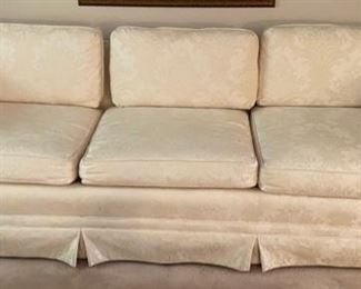 Damask Covered Sofa