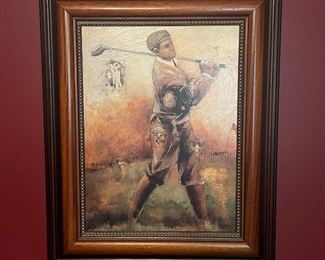 Golf pic #2, 27"W x 32"H,  $55