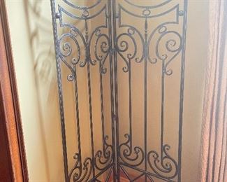 Metal room divider, 82" H x 48"W, was $199, NOW $99