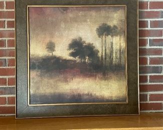 Painting on mantel,  34"W x 33"H,  was $44, NOW $30