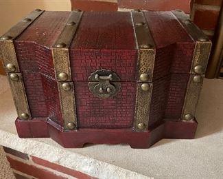 Decorative box, 9"H x 15"W x 9.5"D,  was $30, NOW $15