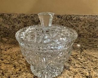 Candy dish w/ lid, 5"H,  was $7, nOW $4