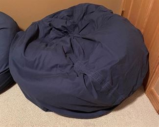 Navy bean bags - 3 available,  was $20 each, NOW $10 each