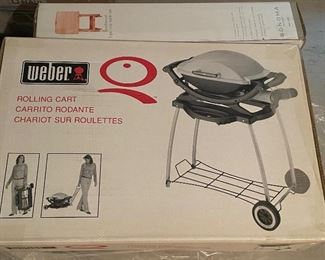 NEW!  Weber portable grill w/cover- Great for Tailgating too! (Retails $399),  $175