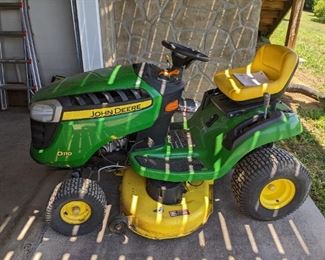 John Deer D110 mower with only 46 hours