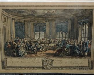 DE SAINT-AUBIN - DUCLOS. Le concert a Madame La Comtesse de Saint Brisson.