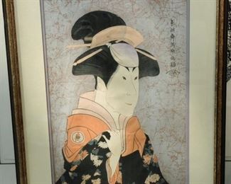 JAPANESSE WOOD BLOCK PRINT BY TOSHUSAI SKARAKU