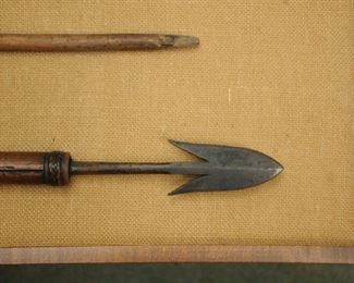 RARE ANTIQUE PHILIPPINE [SABAT] SPEARS [BONTOC WARRIOR]