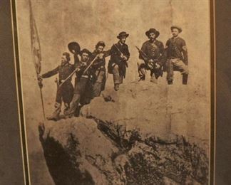 PRINT CIVIL WAR LOOKOUT MOUNTAIN 