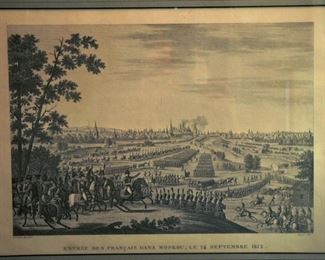 The entry of the French into Moscow, 14th September 1812 by Edme Bovinet