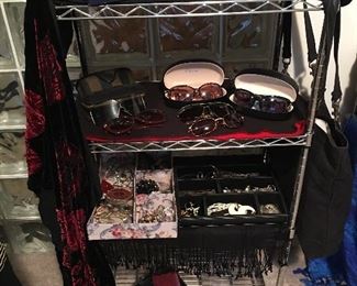 VINTAGE SUNGLASSES, DESIGNERS SCARVES, VINTAGE COINS & BILLS, SIGNED STERLING JEWELRY.