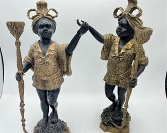 BRONZE BLACKAMOORS
