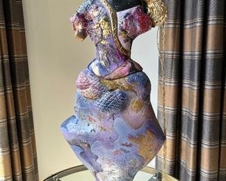 MADELINE LASAGE SIGNED SCULPTURE 