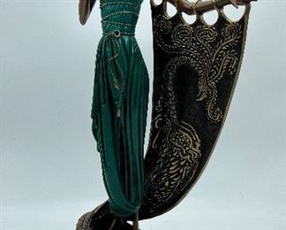 ERTE SIGNED “EMERALD NIGHT.”