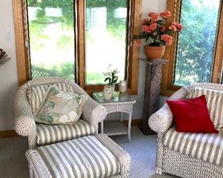  LLOYD FLANDERS WICKER CHAIRS