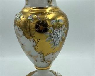 BOHEMIAN GLASS VASE