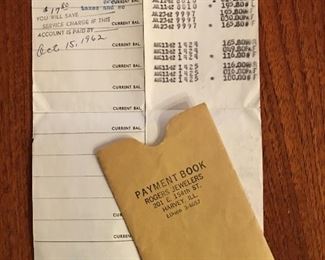 MR BRAZLEYS ENGAGEMENT RING PAYMENT BOOK 