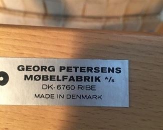 3 MID CENTURY MODERN CHAIRS 
GEORG PETERSENS 