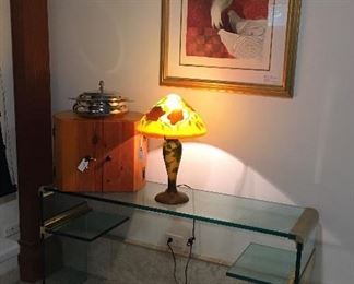 PACE CONSOLE/SOFA TABLE. MCM.