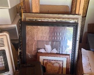 Framed art and frames 