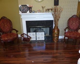 Pair of accent chairs
