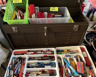 Kennedy box and machinist end mills, taps, dies and more