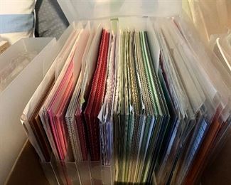 Card stock and paper supplies
