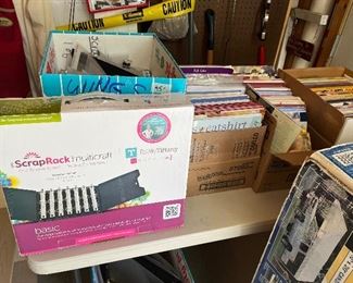 Lots of crafting books and magazines 