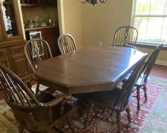 Another view of table