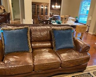 Leather sofa