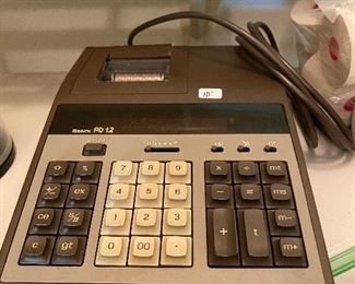 For all the old schoolers! Vintage Sears PD12 electronic printing calculator with tale